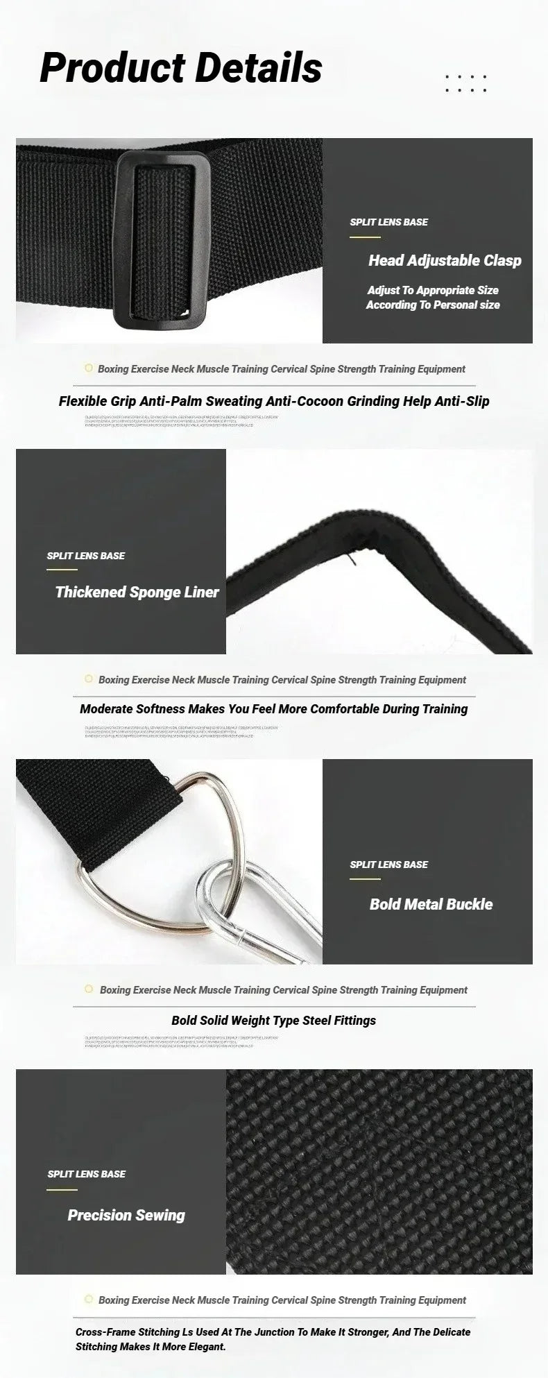 Head Neck Training Harness Body Strengh Exercise Cervical Spine Strap Adjustable Power Gym Fitness Weight Bearing Cap - Zen Fit Plus