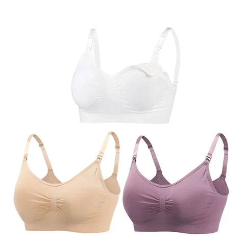 3PC/lot Maternity Nursing Bras Cotton Breastfeeding Pregnant Women Pregnancy Underwear Breast Feeding Bra Clothing Lactancia Zen Fit Plus