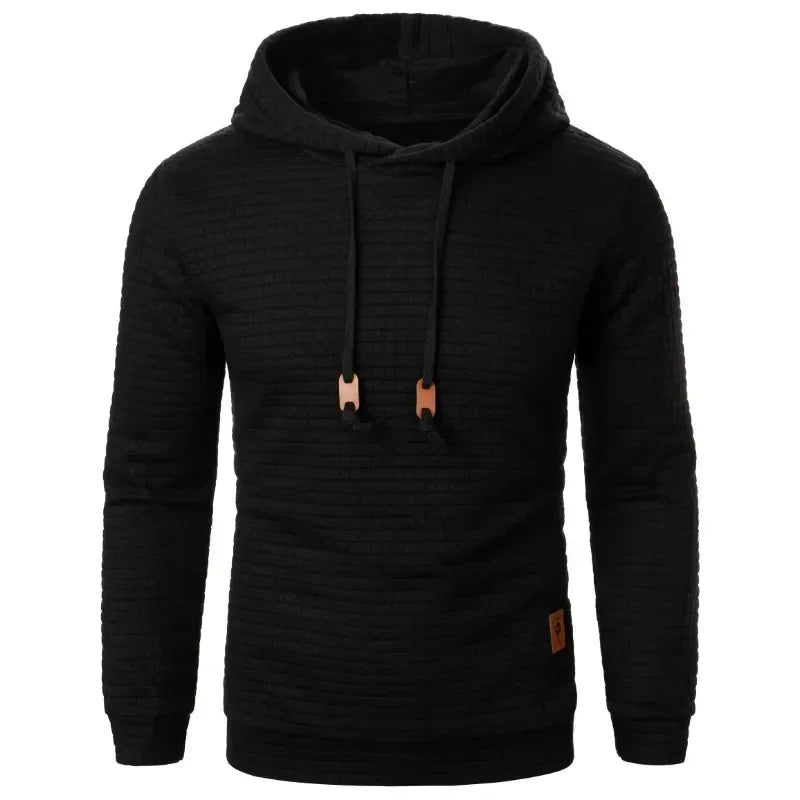 Warm Men's Solid Color Casual Hoodie Oversize Sweatshirt Sweatshirt With Zipper Paired Hoodies and Hoodies Women Man Sweatshirts - Zen Fit Plus