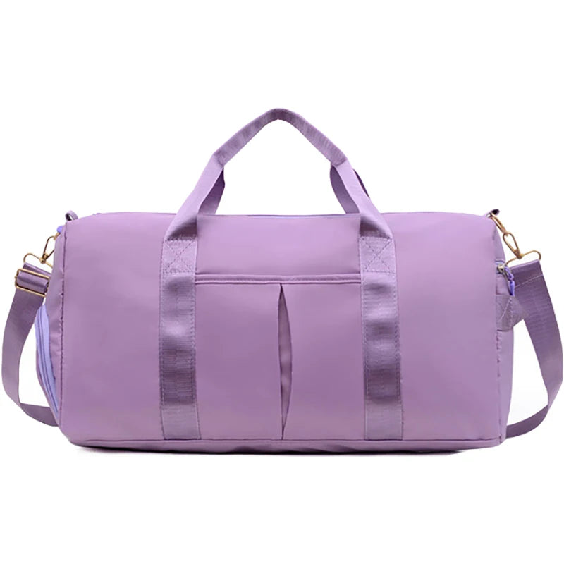 Gym Bag Men Women Training Fitness Swim Travel Luggage Handbag Yoga Shoulder Pack Shoes Storage Waterproof Dry Wet Separation Zen fit plus