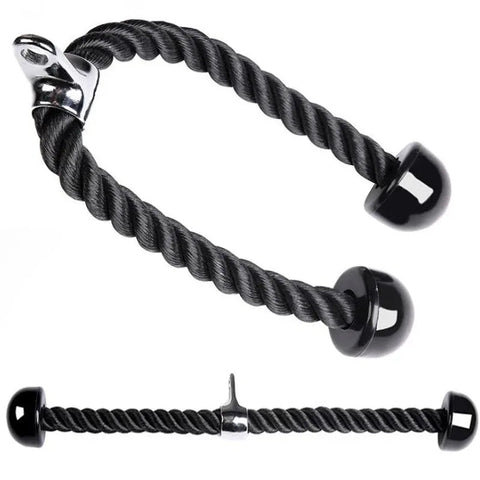 Triceps Lowering Rope Face Pull Handles Push Pull Down Cord For Biceps Back Shoulder Triceps Fitness Tension Rope Gym Accessory Zen fit plus