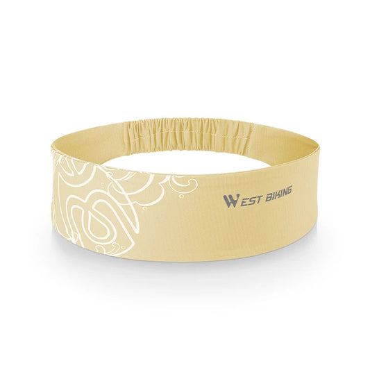 WEST BIKING Outdoor Sports Headband High Elastic Non-slip Moisture Wicking Headband Men Women Running Cycling Fitness Headwear Zen fit plus