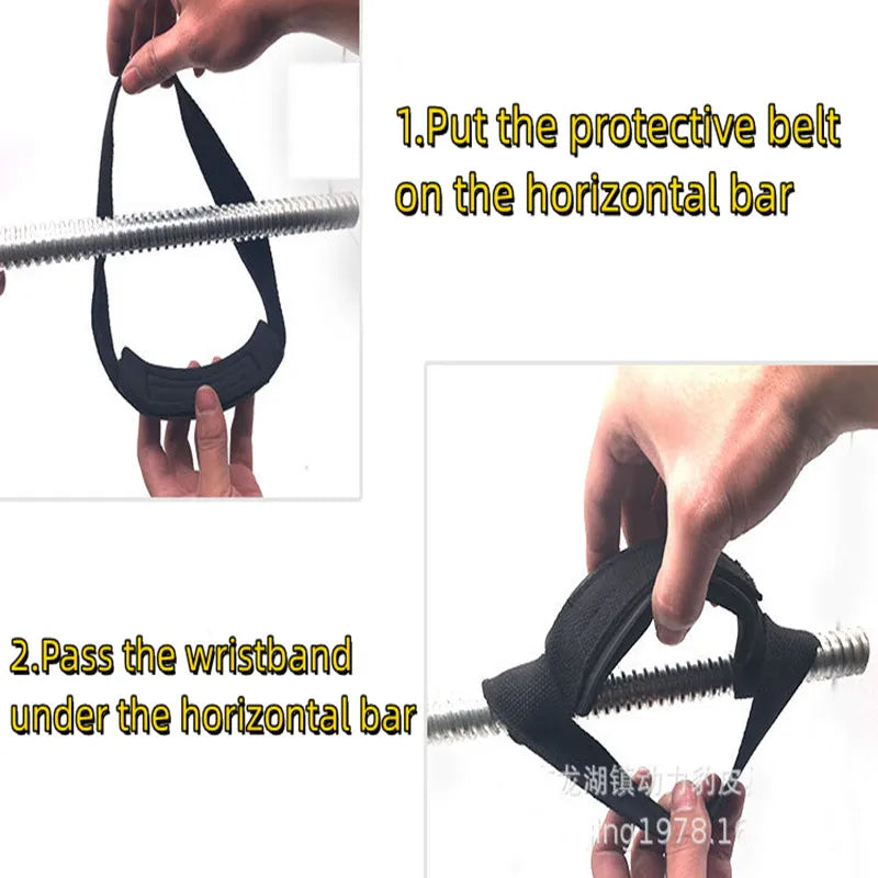 Gym Lifting Straps Barbell Deadlift Booster Belt Fitness Anti-slip Hand Wraps Wrist Straps Fitness Training Auxiliary Belt Zen fit plus
