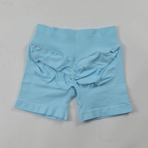 Impact Shorts Low Ribbed Waist Band Yoga Shorts Seamless Scrunch Bum Workout Gym Shorts Booty Hight Stretch Running Shorts Zen fit plus