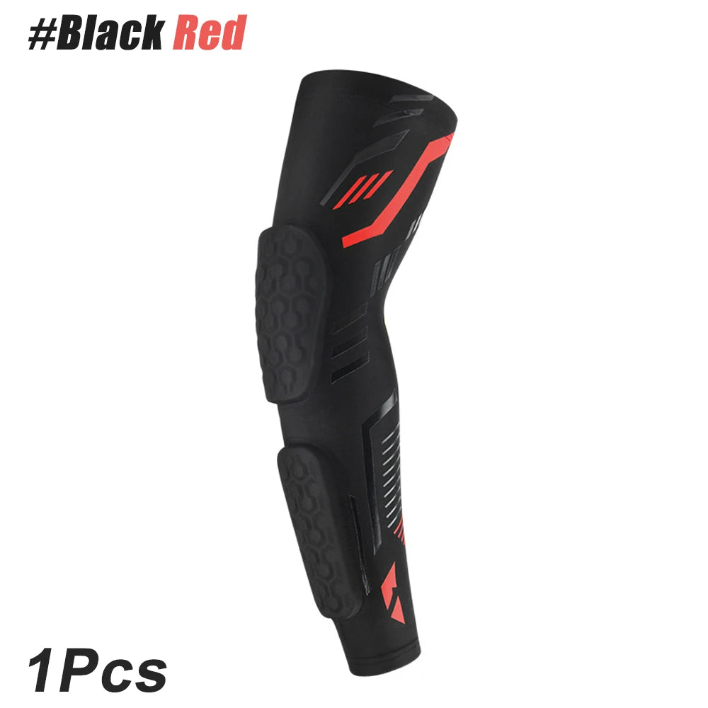 1 Pcs Sports Padded Arm Sleeves Protective Compression Elbow Pad Basketball Football Volleyball Soccer Gym Sport Arm Guards Home Zen fit plus