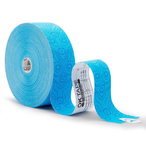 OK TAPE PRO 31.5Mx5CM Bulk Kinesiology Tape 31.5M, Original Elastic Latex Free Kinesiology Therapeutic Tape, Gym Relief Pain Zen fit plus