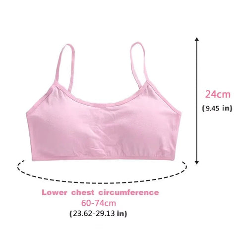 3pc/Lot Kids Cotton Training Bra Girls Teens Underwear for Teenagers Lingerie Underwear 8-15T Zen Fit Plus