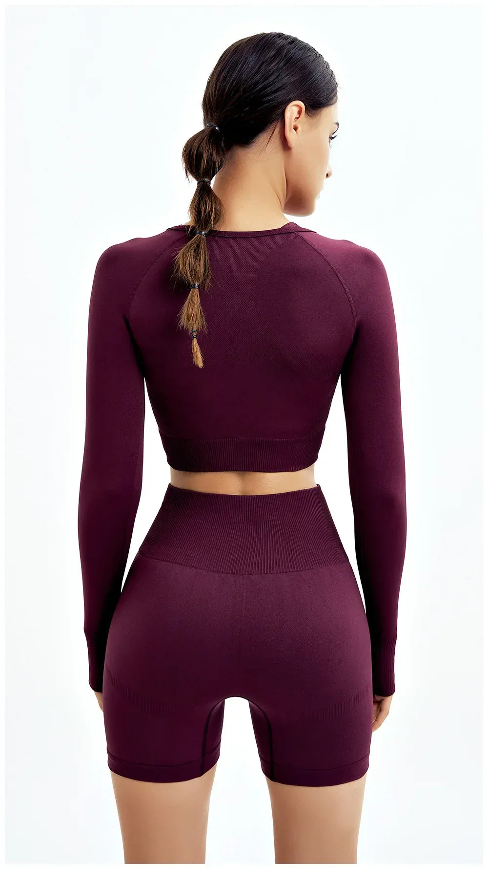 WAREBALL 2/3/4pcs Seamless Yoga Set Gym Clothes Sportswear Yoga Suits For Women Fitness Set Tracksuits Sports Bra Gym Leggings - Zen Fit Plus