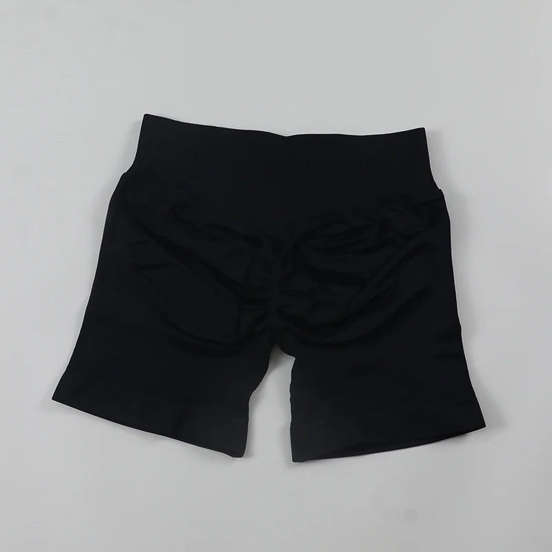 Impact Shorts Low Ribbed Waist Band Yoga Shorts Seamless Scrunch Bum Workout Gym Shorts Booty Hight Stretch Running Shorts Zen fit plus