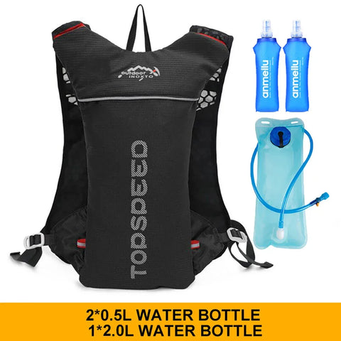 Outdoor Trail Running 5L Ultralight Backpack Hydration Jogging Vest Men Breathable Marathon Bicycle Bag Fitness Running Bag - Zen Fit Plus