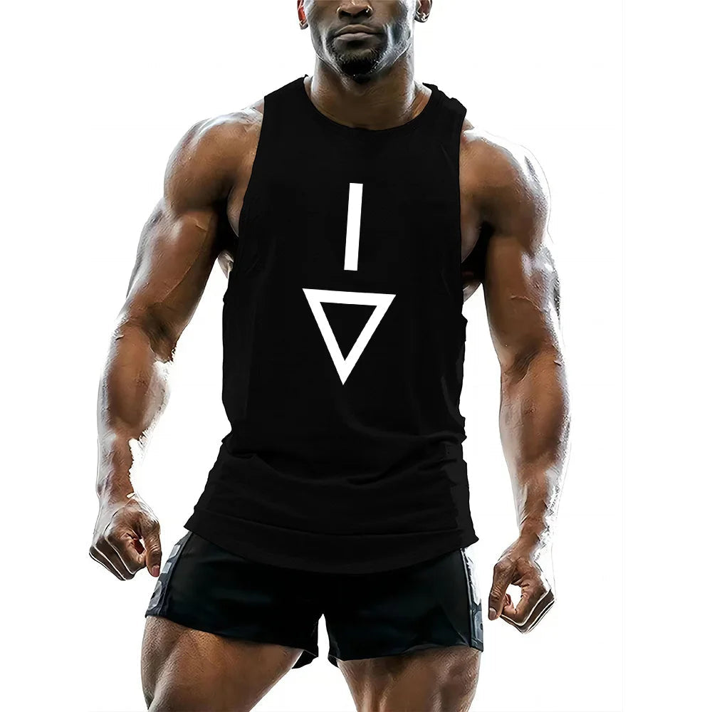 Summer basketball wear sleeveless vest Men's sports undershirt Sleeveless vest men's outdoor 2d printed adult tops Quick dry Zen fit plus
