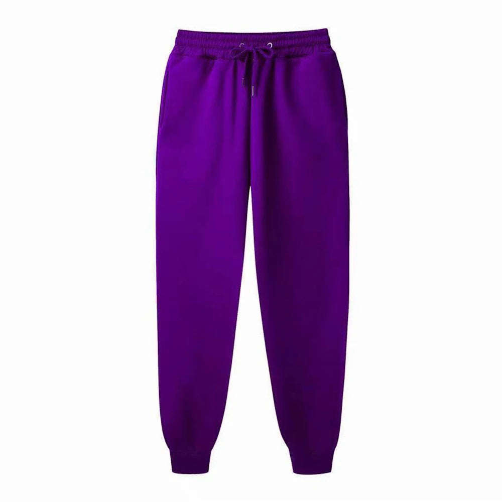 Men's Sweatpants Spring Autumn Fleece Pants Sport Long Pants Casual Drawstring Pockets Trousers Oversize Sweatpants For Men Zen fit plus