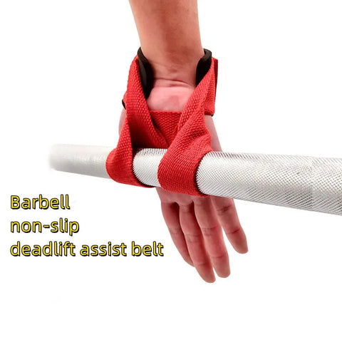 Gym Lifting Straps Barbell Deadlift Booster Belt Fitness Anti-slip Hand Wraps Wrist Straps Fitness Training Auxiliary Belt Zen fit plus