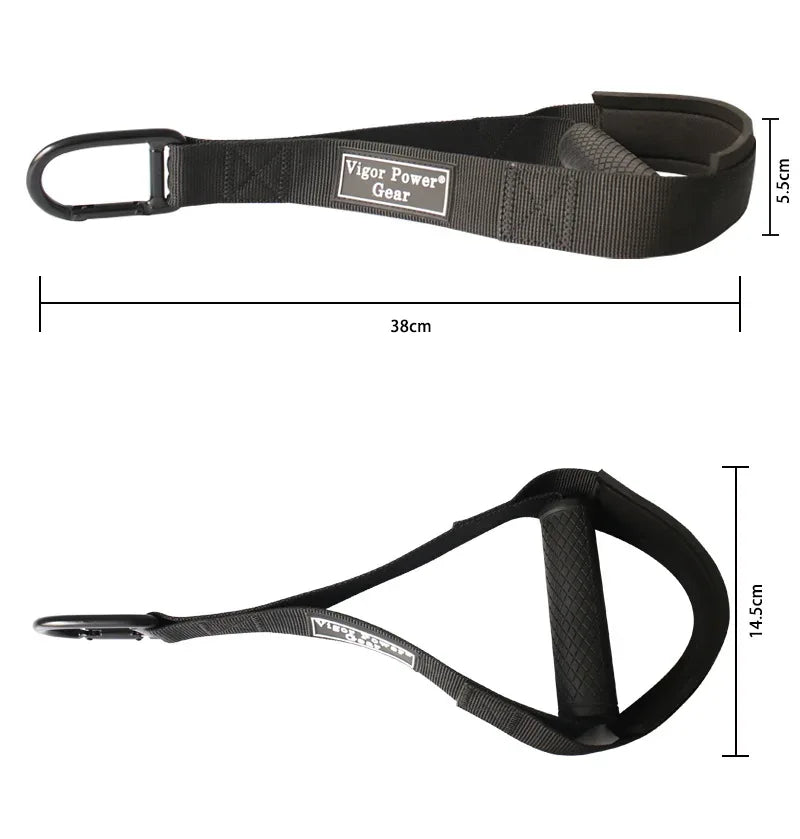 Triceps Lowering Rope Face Pull Handles Push Pull Down Cord For Biceps Back Shoulder Triceps Fitness Tension Rope Gym Accessory - Zen Fit Plus