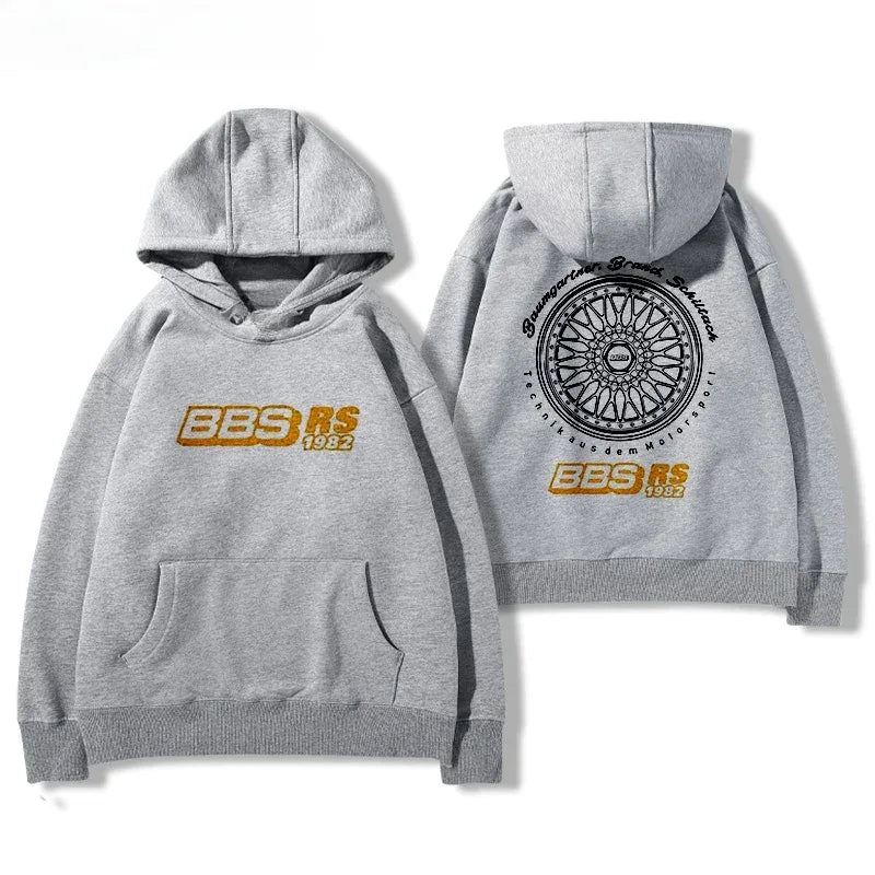 2024bbs Wheel Printed Hoodie Men's and Women's Car Modification Culture Four Seasons All Loose Casual Jacket Breathable Light - Zen Fit Plus