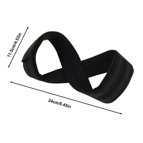 2PCS Weightlifting Hand Belt Anti-Slip Sport Fitness Wrist Wraps Straps Gym Support Lifting Grip Belt Fitness Bodybuilding Zen fit plus