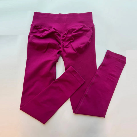 Impact Leggings for Women Scrunch Seamless Yoga Legging Low Ribbed Band Gym Sports Pants High Stretchy Fitness Tights Zen fit plus