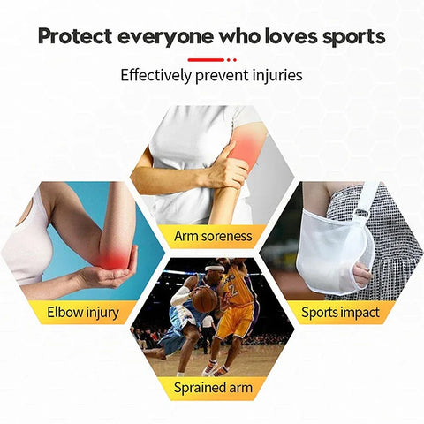 1 PC Sports Elbow Support Sleeve Honeycomb Paded Arm Joint Protector Breathbable Elbow Pads Cycling Running Basketball Arm Guard - Zen Fit Plus