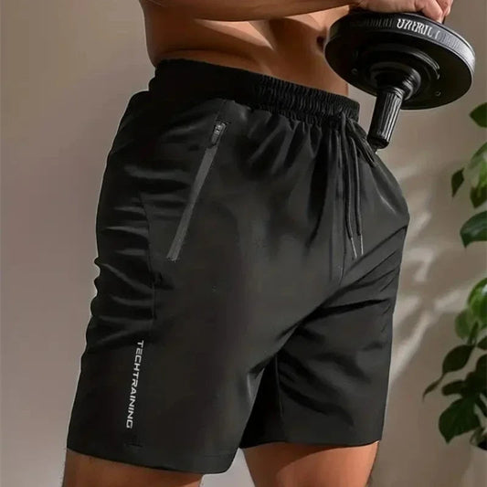UETEEY Summer Shorts Men Gym Sport Running Squat Fitness Workout Man Short Pants Breathable Quick-drying Drawstring Mens Shorts Zen fit plus
