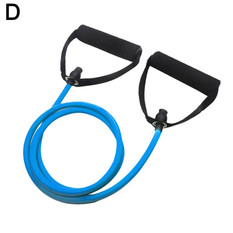 5 Levels Resistance Bands With Handles Yoga Pull Rope Elastic Fitness Exercise Tube Band For Home Workouts Strength Trainin D1z5 Zen fit plus