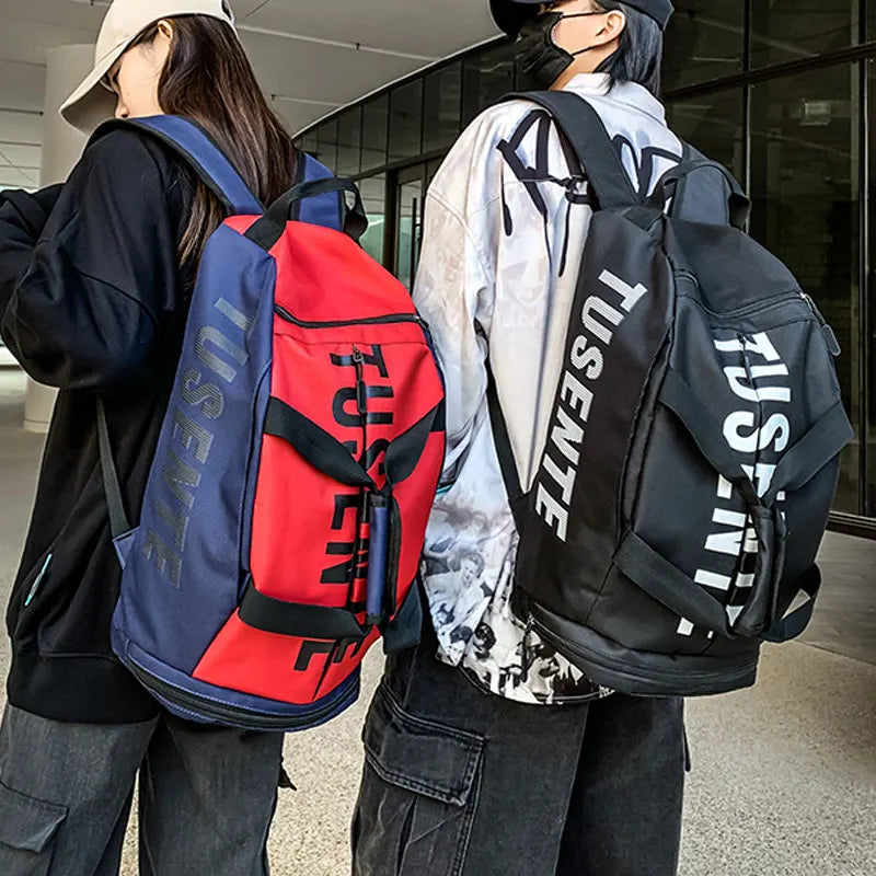 Large Capacity Sport Gym Bag Women Fitness Backpack Waterproof Multi-Functional Shoes Warehouse Travel Pack Sports Shoulder Bags Zen fit plus