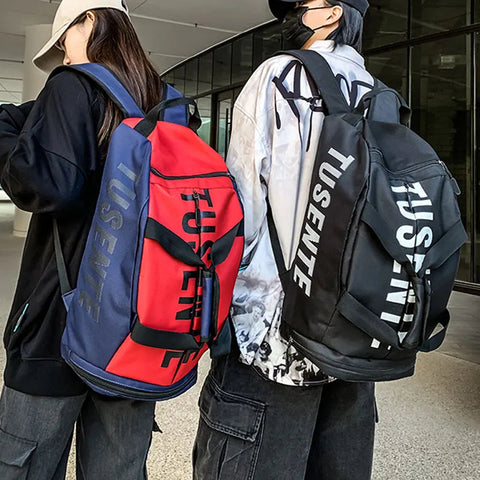 Large Capacity Sport Gym Bag Women Fitness Backpack Waterproof Multi-Functional Shoes Warehouse Travel Pack Sports Shoulder Bags Zen fit plus
