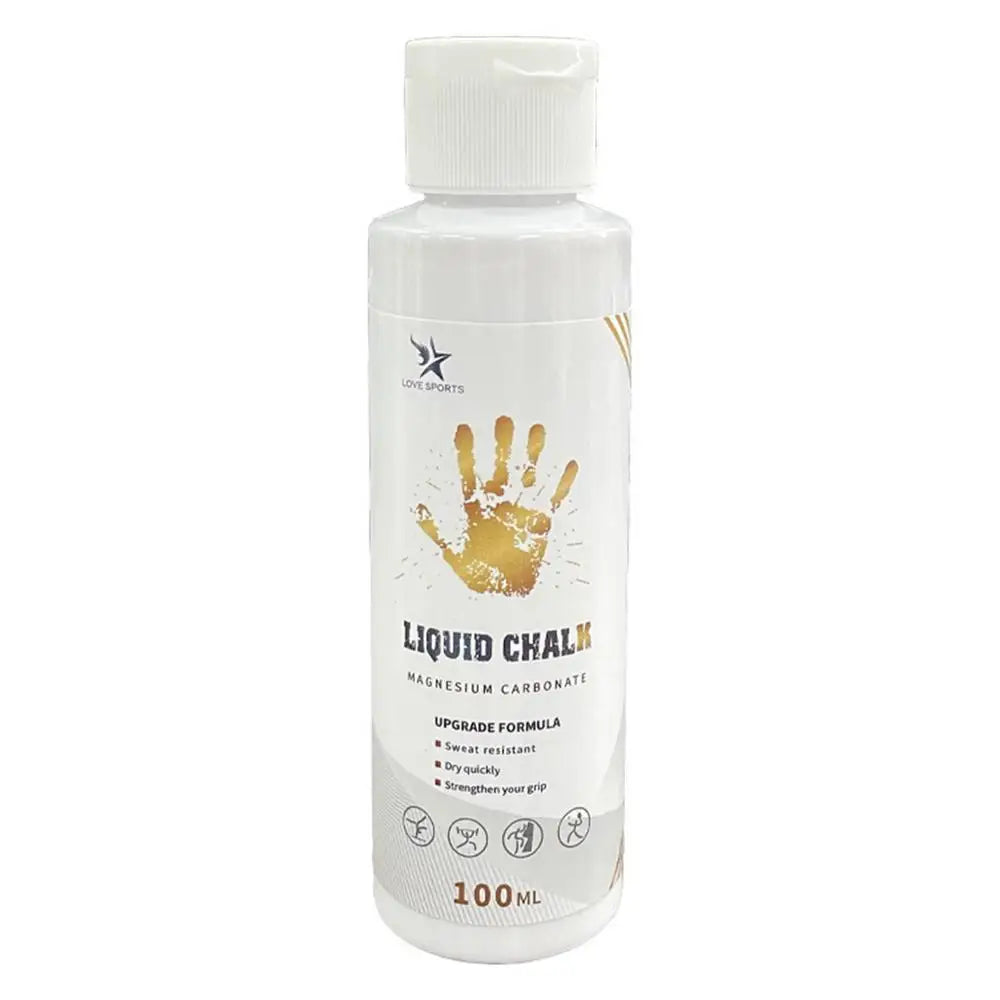 50/100/200ml Liquid Chalk Sports Magnesium Powder Fitness Weight Lifting Anti Slip Cream Grip Weight Lifting Climbing Gym Sports Zen fit plus