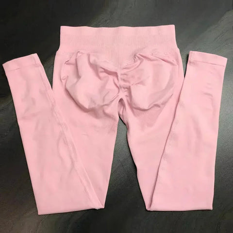 Impact Leggings Women Seamless Yoga Legging Scrunch Bum Gym Legging Workout Yoga Pants Low Waistband Sports Tights - Zen Fit Plus