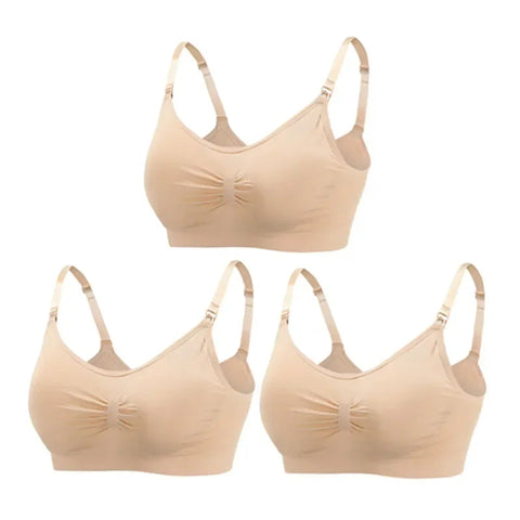 3PC/lot Maternity Nursing Bras Cotton Breastfeeding Pregnant Women Pregnancy Underwear Breast Feeding Bra Clothing Lactancia Zen Fit Plus