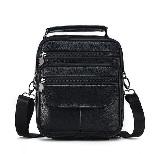 JOYIR Men Genuine Leather Crossbody Bags Messenger Bag for Male Trendy Shoulder Bags Casual Travel Sling Bag Handbags Zen fit plus
