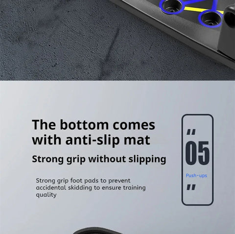 Foldable Multi-Functional Push Up Board Chest Abs Training Equipment Portable Home Gym Fitness Tool for Men Core Workout - Zen Fit Plus