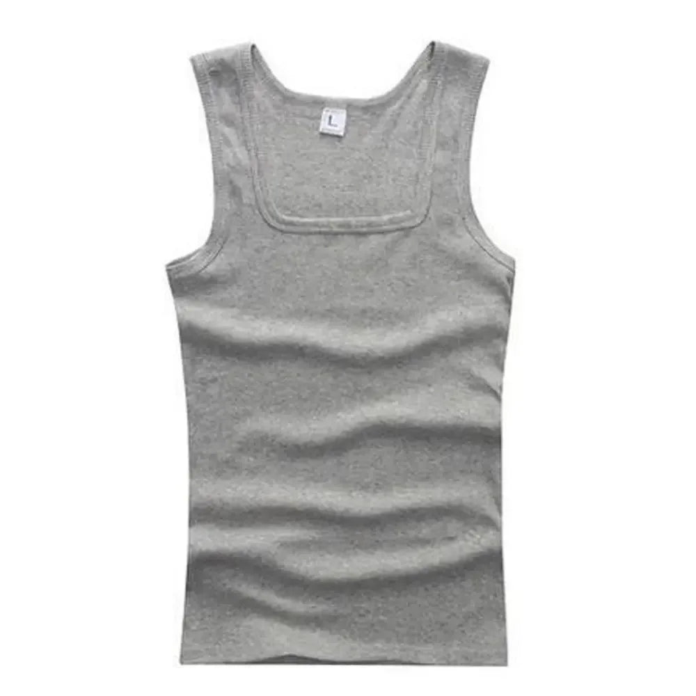 Summer Men Women Tank Top Pure Cotton Bodybuilding Sweatshirt Sleeveless Men's T-shirt Basic Elastic Fitness Clothes Muscle Vest - Zen Fit Plus