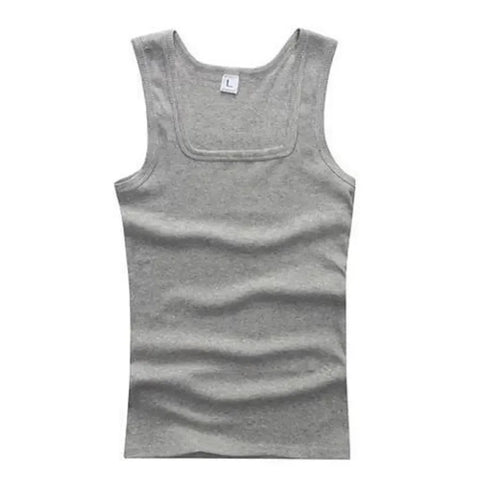 Summer Men Women Tank Top Pure Cotton Bodybuilding Sweatshirt Sleeveless Men's T-shirt Basic Elastic Fitness Clothes Muscle Vest - Zen Fit Plus