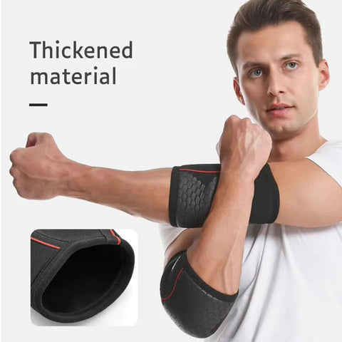 AOLIKES 7MM Weightlifting Elbow Brace Support Neoprene Compression Elbow Pads Arm Sleeves Protector For Powerlifting Gym Fitness Zen fit plus