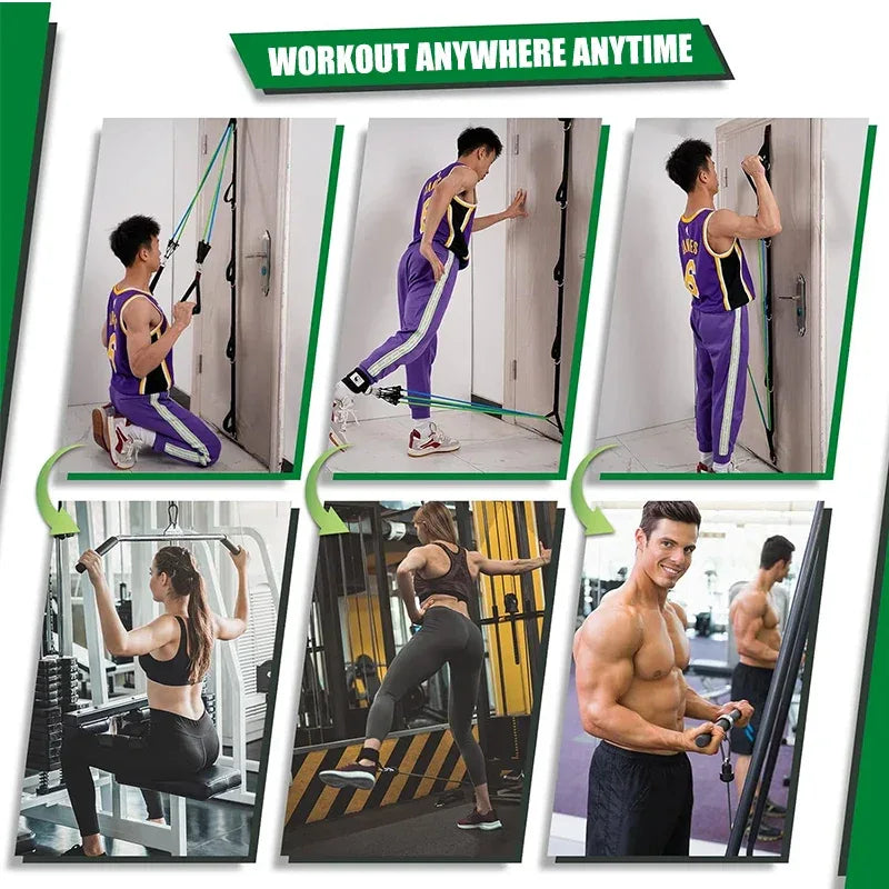 Upgrade Door Anchor Strap for Resistance Bands Exercises Anchor Gym Attachment for Home Fitness Portable Door Band Resistance - Zen Fit Plus