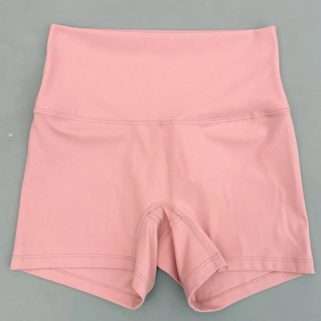 Solid Color tight Women Fitness Sport Short High Waist Yoga Short Legging Squatting Proof Comprehensive Training Jog AthletiC Zen fit plus