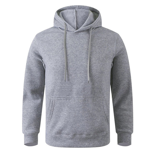 Men's and Women's Warm Sweatshirt Casual Solid Color Streetwear Pullovers Sport Fitness Pocket Hoodies Multi Color Zen fit plus