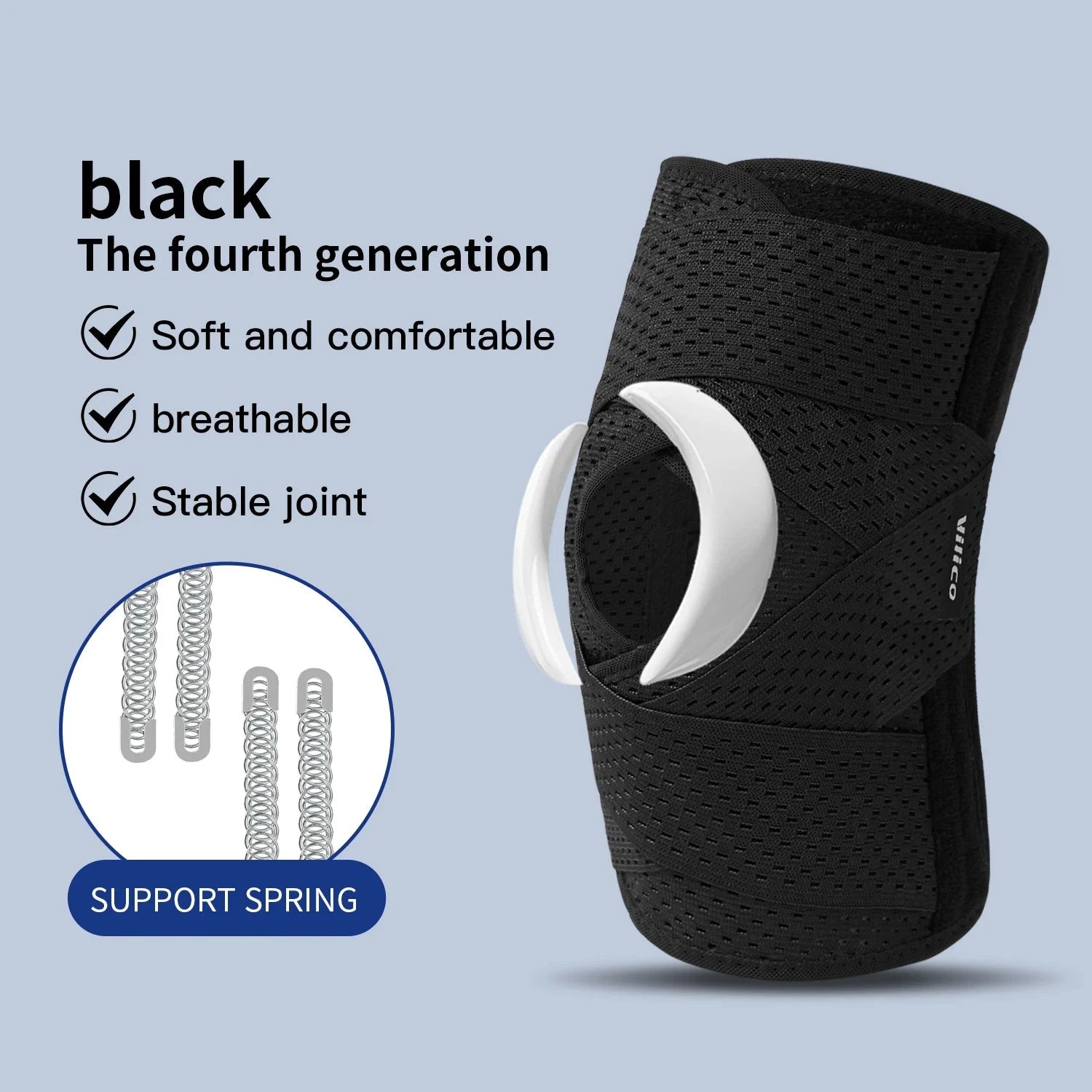 1PC Sports Kneepad Men Women Pressurized Elastic Knee Pads Arthritis Joints Protector Fitness Gear Volleyball Brace Protector Zen Fit Plus