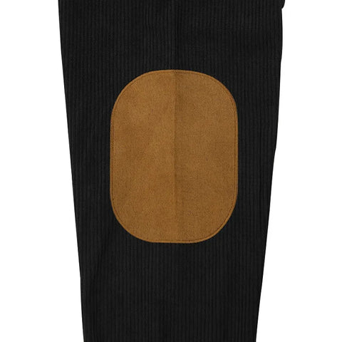 2024 hot-selling spring and autumn European size men's round neck casual stand-up collar corduroy long-sleeved sweater men - Zen Fit Plus