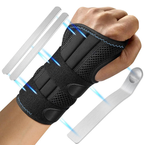 1Pcs Adjustable Wristband Wrist Support Wrist Brace Sport Left Right Hand Wrist Support for Fitness, Weightlifting & Pain Relief Zen fit plus