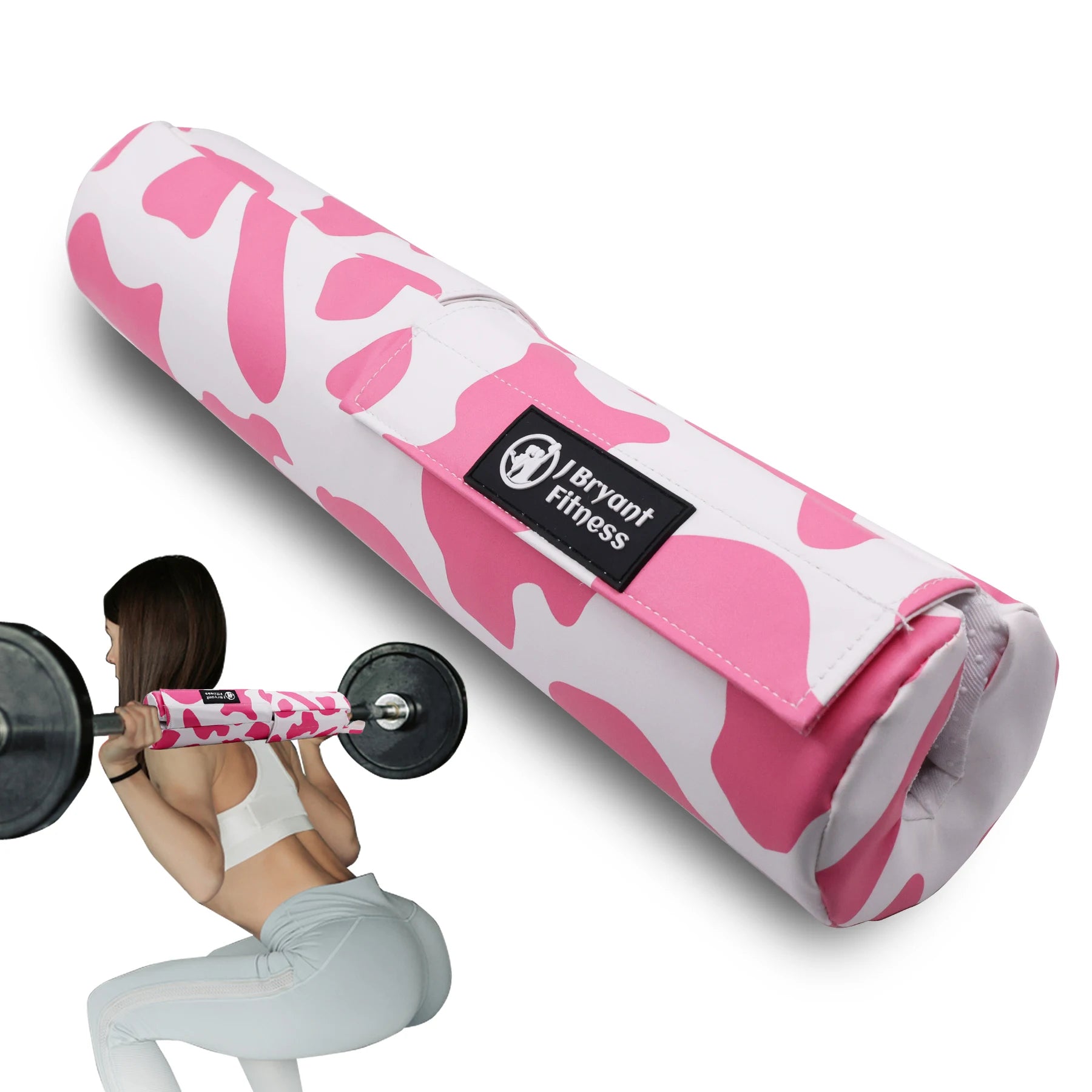 Hip Thrusts Barbell Squat Pad Non-Slip with Thick Foam PU Leather Padding Neck Shoulders Protective Gym Weightlifting Training Zen fit plus