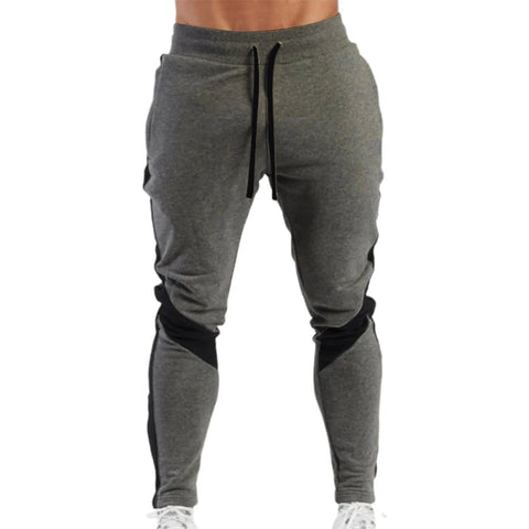 New Men's Autumn and Winter Casual Color Matching Trousers Korean Style Clothes Fashionable Sports and Fitness Pants Hiking Gym Zen fit plus
