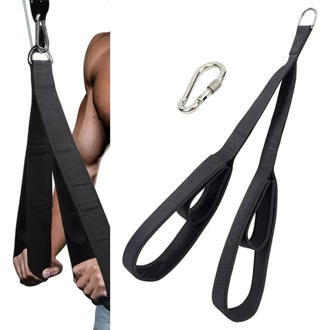 Pulldown Rope Gym Accessories Tricep Rope Cable Attachment Triceps Rope Pull Down Handle Zen fit plus
