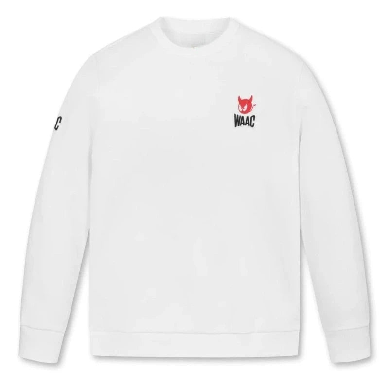 WAAC Golf Korean Golf Jacket Top Unisex Round Neck Pullover Sweatshirt Long Sleeved T-shirt Zen Fit Plus