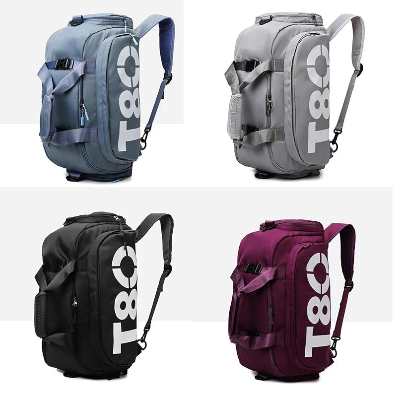 Gym Sports Backpack for Women T80 Hand Bag Fitness Travel Tote Outdoor Female Yoga Shoe Shoulder Duffle Luggage Portable Bag Man Zen fit plus