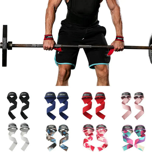 Silicone Weightlifting Straps Anti-Slip Lifting Wrist Wrist Crossfit Strength Hand Straps Grips Deadlifts Training Support A8V7 Zen fit plus