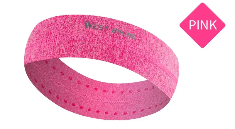 WEST BIKING Sports Headband Anti-slip Sweat Absorbing Elastic Sweatband Quick Dry Men Women Running Fitness Gym Cycling Headwear - Zen Fit Plus