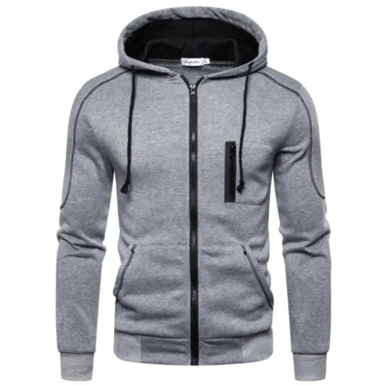 Men's Hoodie Black White Army Green Red Hooded Color Block Fleece Cool Casual Winter Clothing Apparel Hoodies Sweatshirts - Zen Fit Plus