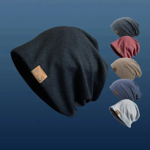 1pcs Warm Knitted Beanie Hat For Men And Women - Fashionable SolidHip-hop Style Zen Fit Plus