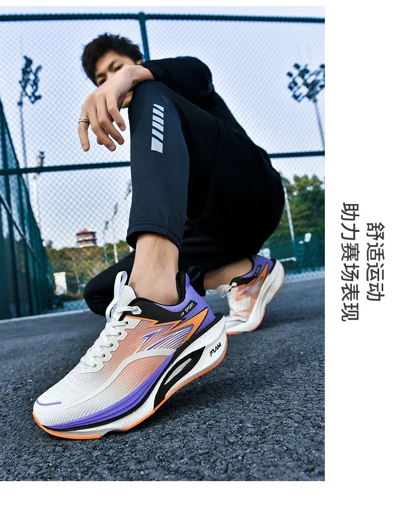 Men Sports Running Shoes Marathon Air Cushion Breathable Lightweight Comfortable Women Outdoor Athletic Sneakers Jogging Tenis - Zen Fit Plus